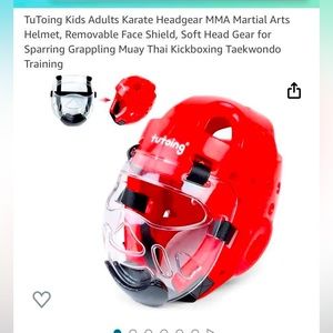 TuToing Kids Adults Karate Headgear MMA Martial Arts Helmet